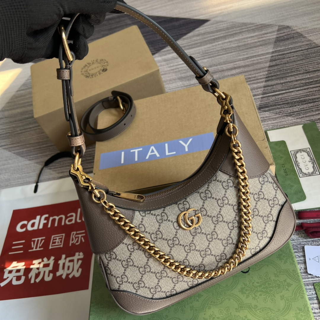 Gucci 731817 Aphrodite Small Shoulder Bag Brown - Default Title - View 4