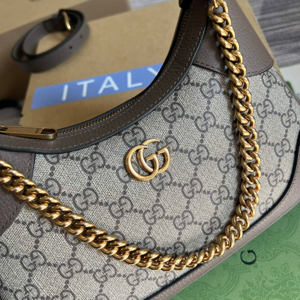 Gucci 731817 Aphrodite Small Shoulder Bag Brown
