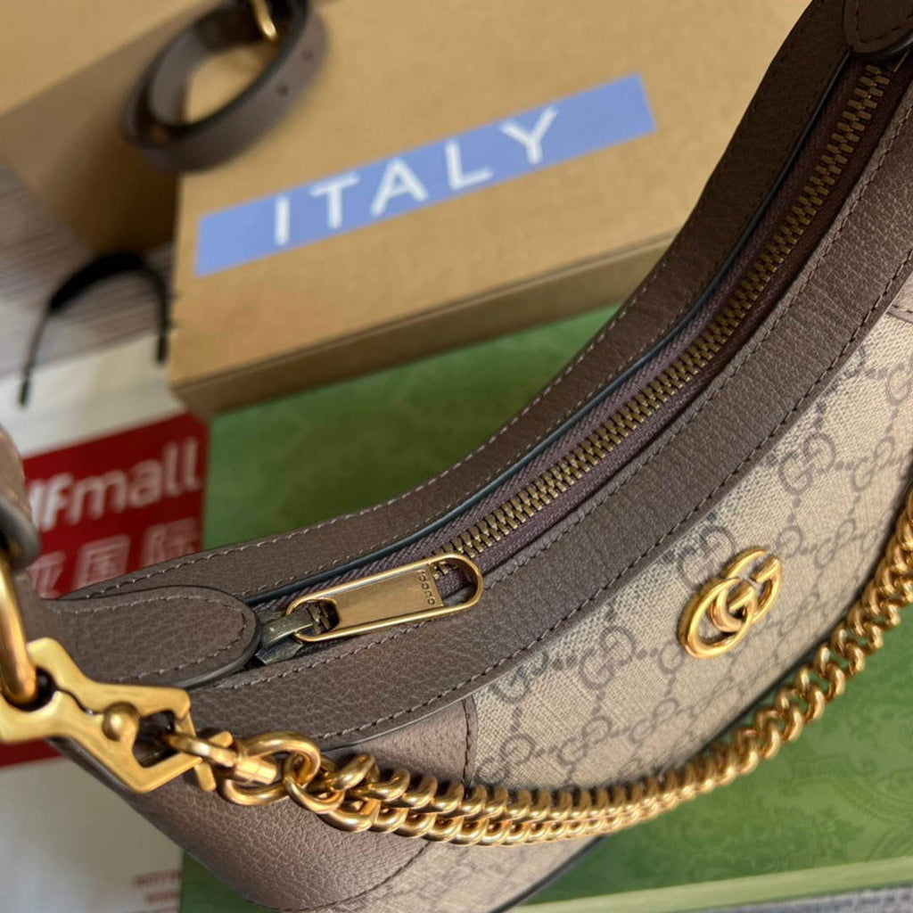 Gucci 731817 Aphrodite Small Shoulder Bag Brown