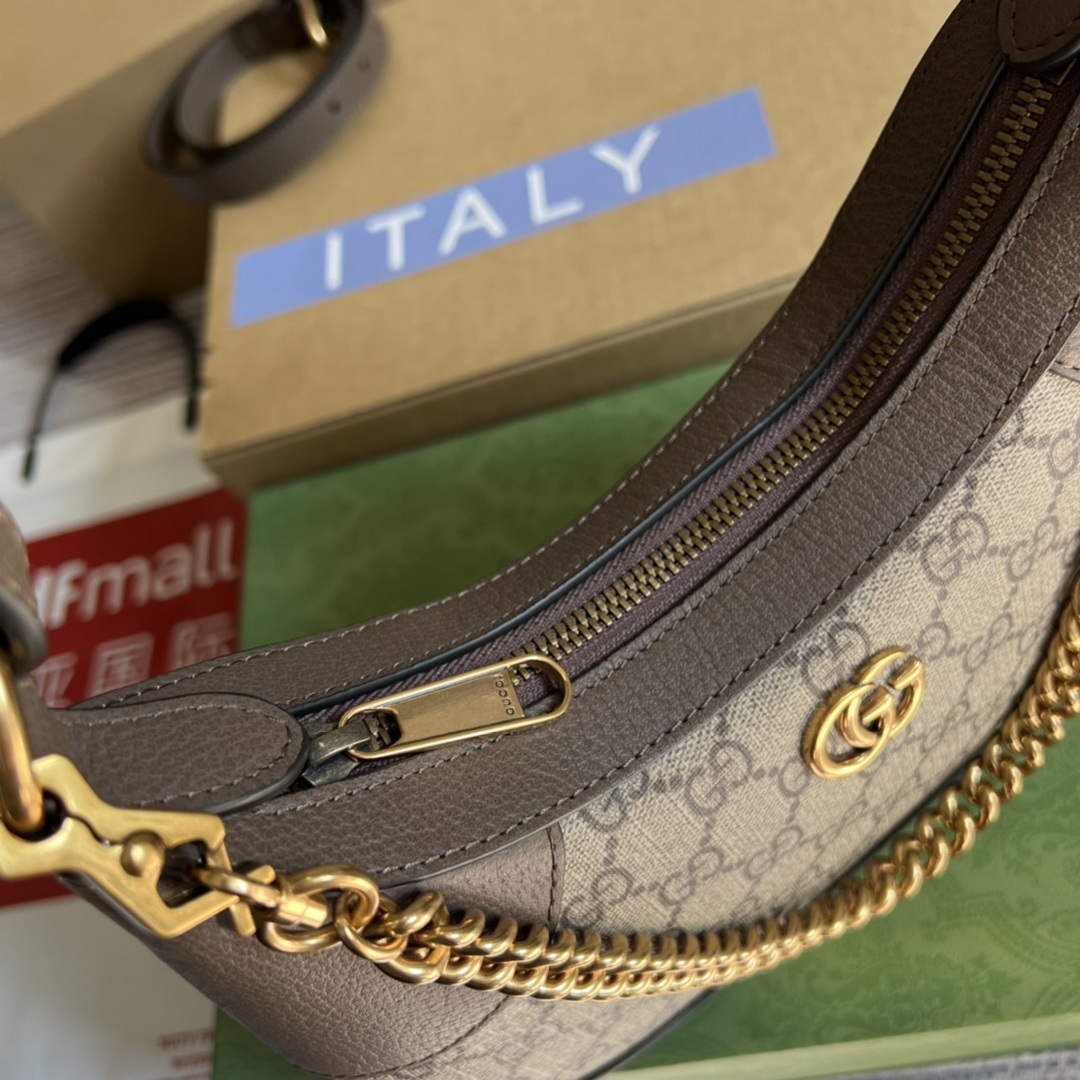 Gucci 731817 Aphrodite Small Shoulder Bag Brown