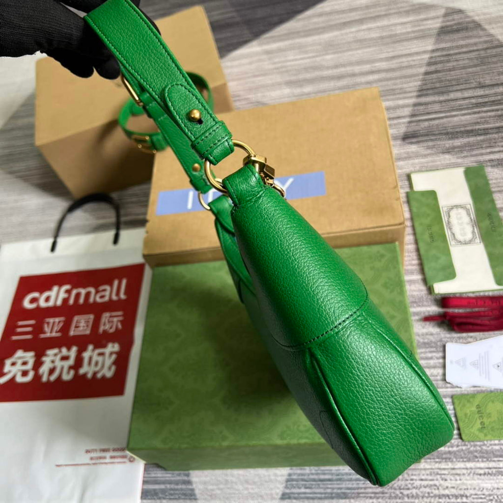 Gucci 731817 Aphrodite Small Shoulder Bag Green