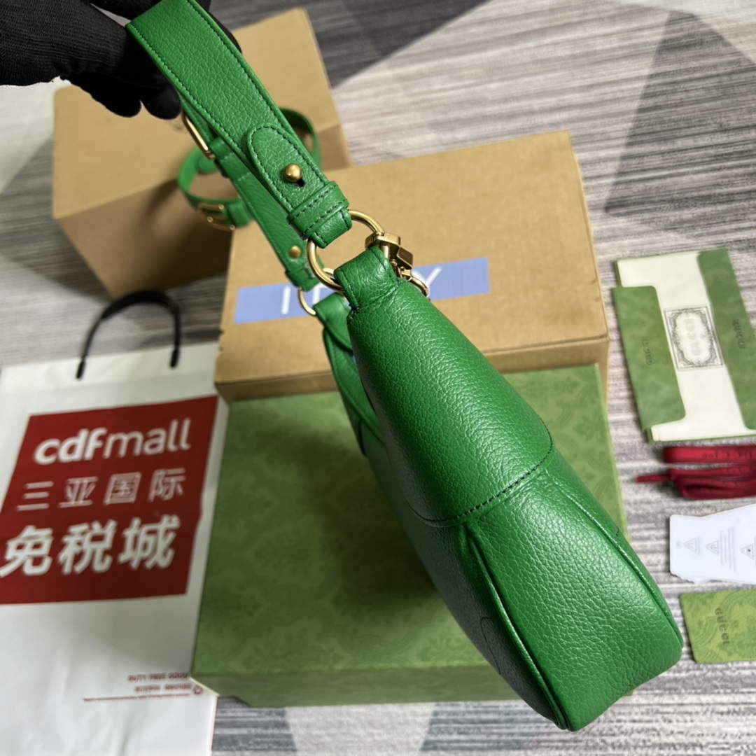 Gucci 731817 Aphrodite Small Shoulder Bag Green