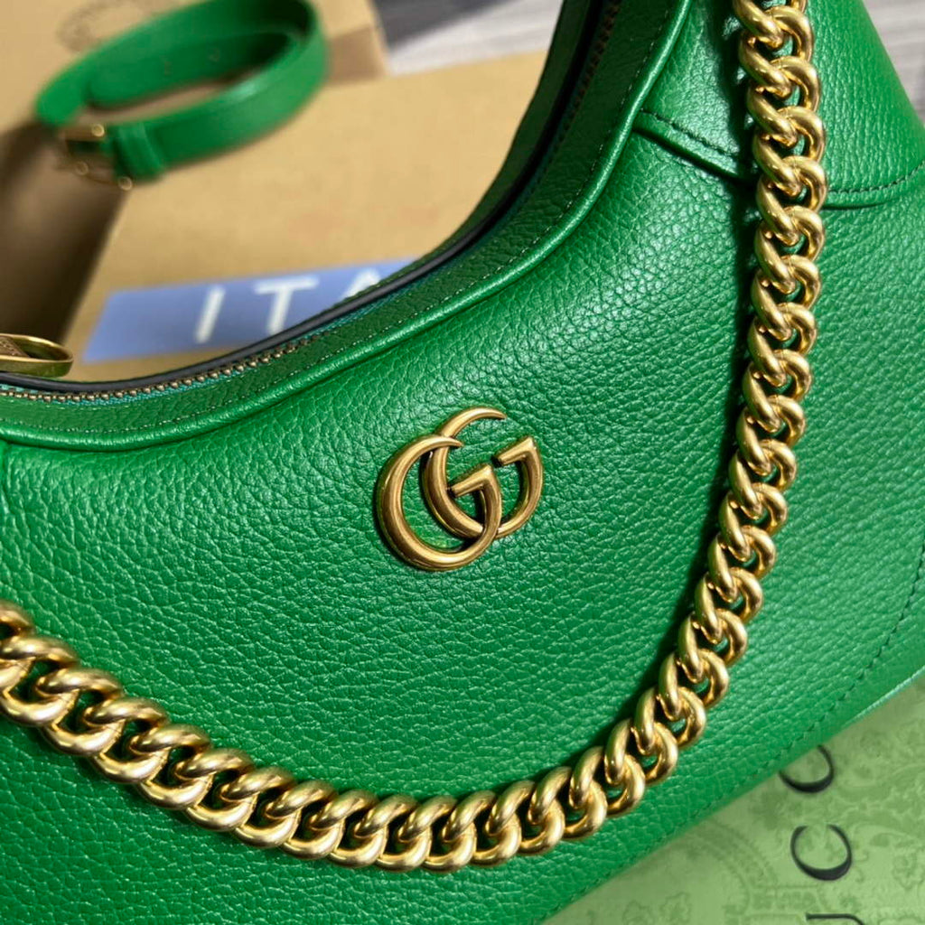 Gucci 731817 Aphrodite Small Shoulder Bag Green