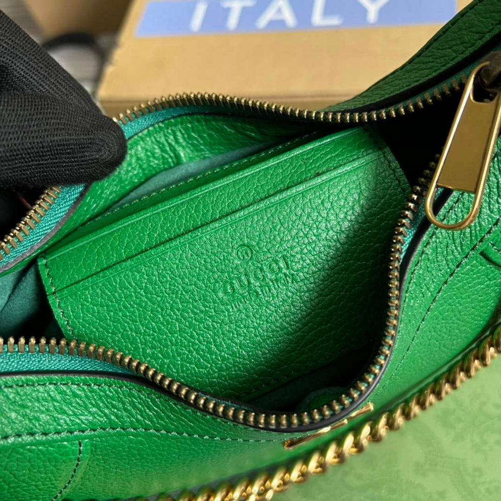 Gucci 731817 Aphrodite Small Shoulder Bag Green