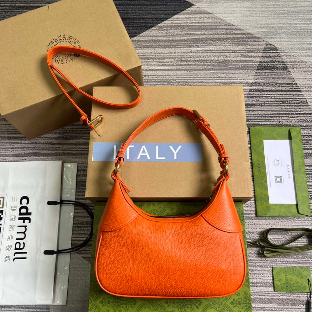 Gucci 731817 Aphrodite Small Shoulder Bag Orange