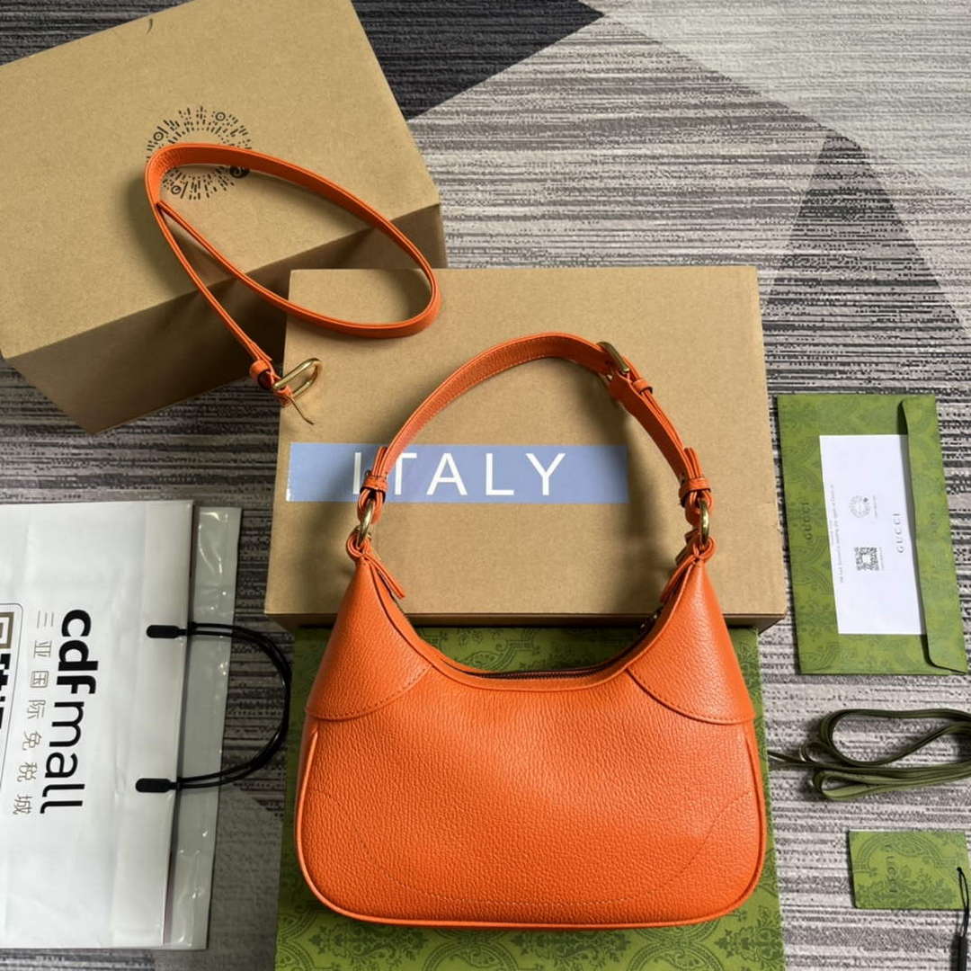 Gucci 731817 Aphrodite Small Shoulder Bag Orange - Default Title - View 2