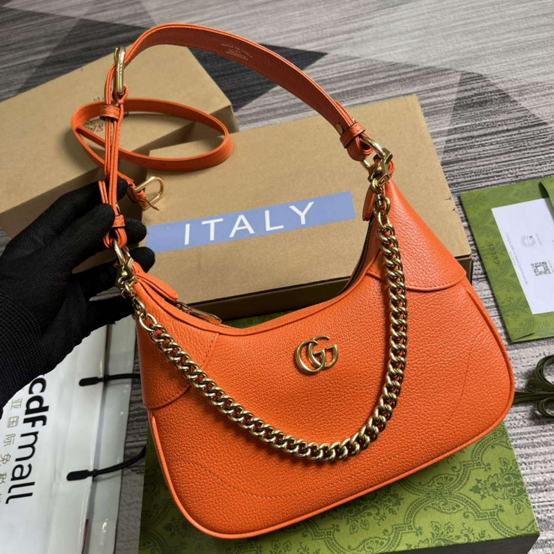 Gucci 731817 Aphrodite Small Shoulder Bag Orange - Default Title - View 4