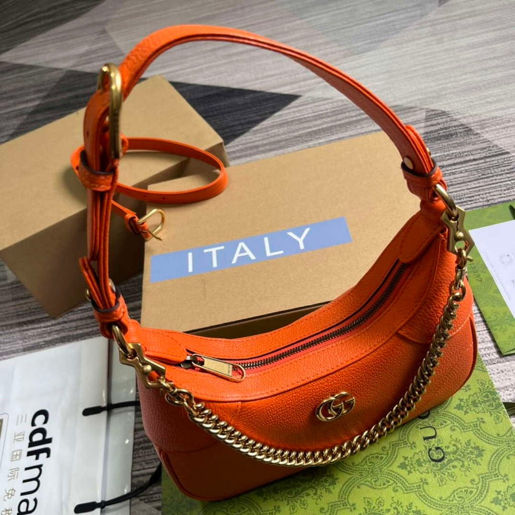 Gucci 731817 Aphrodite Small Shoulder Bag Orange