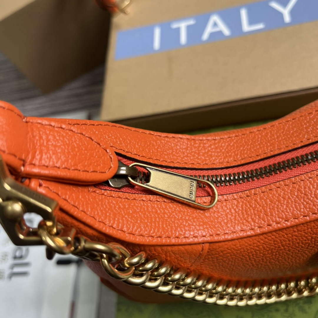 Gucci 731817 Aphrodite Small Shoulder Bag Orange - Default Title - View 6