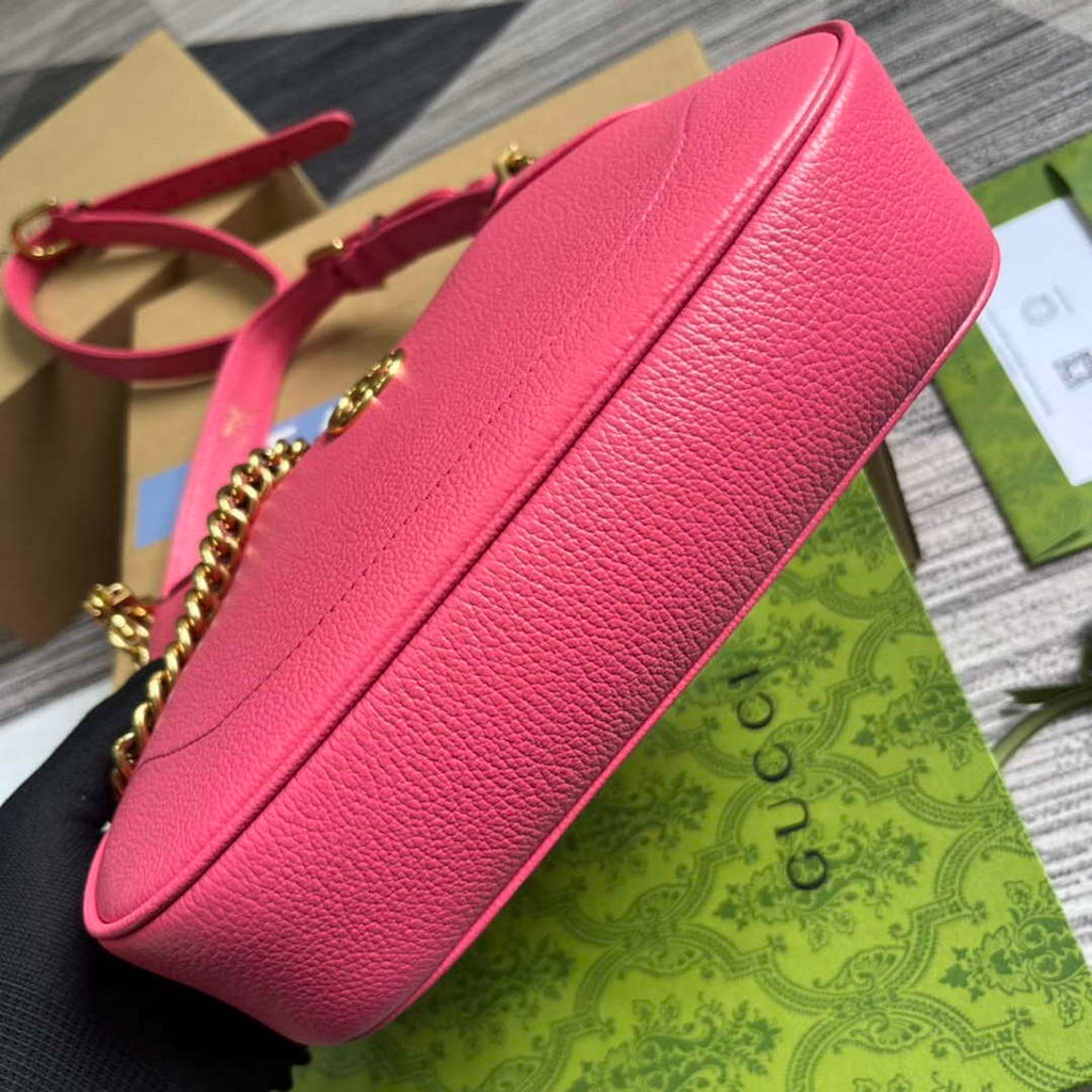 Gucci 731817 Aphrodite Small Shoulder Bag Pink