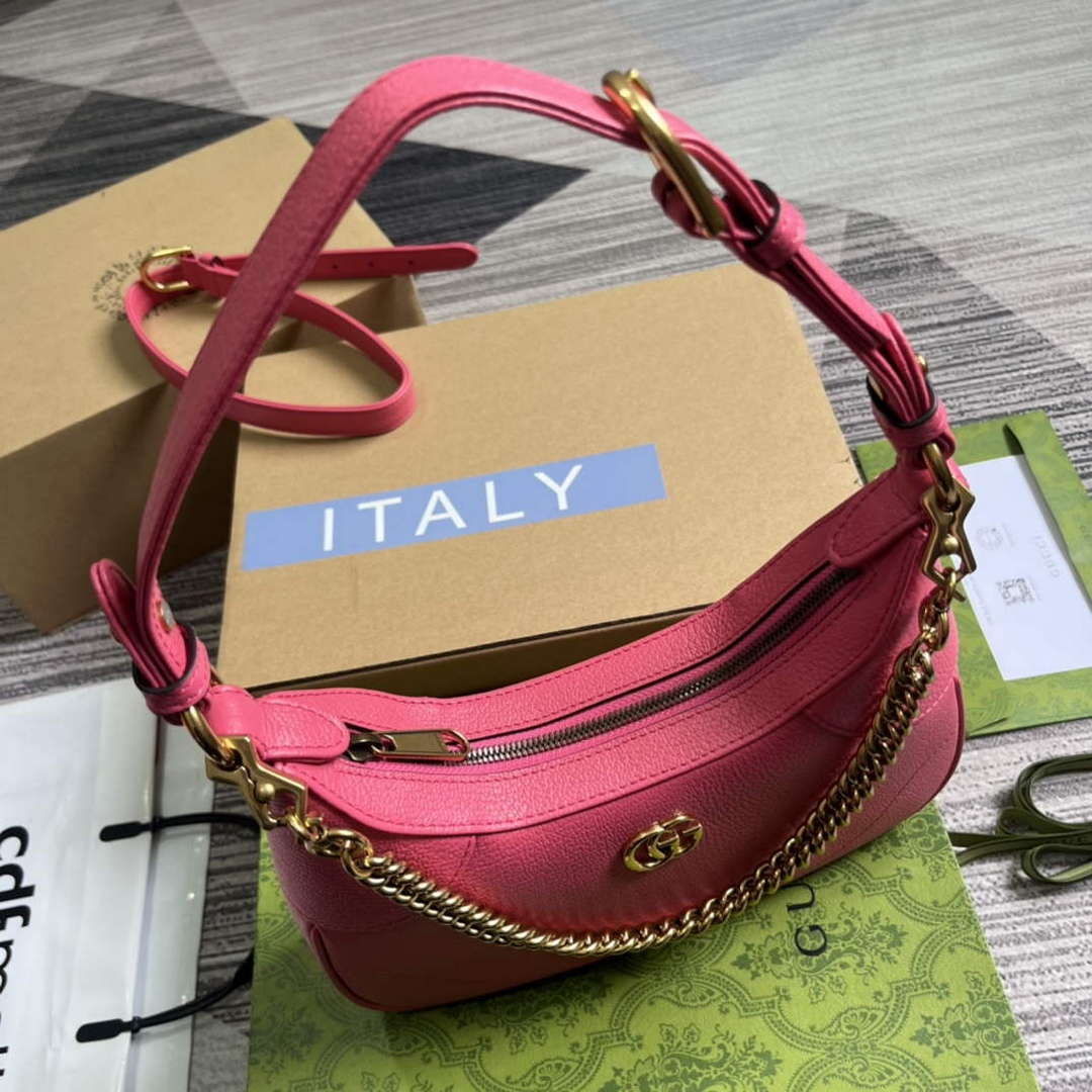 Gucci 731817 Aphrodite Small Shoulder Bag Pink