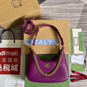Gucci 731817 Aphrodite Small Shoulder Bag Purple - Default Title - View 1