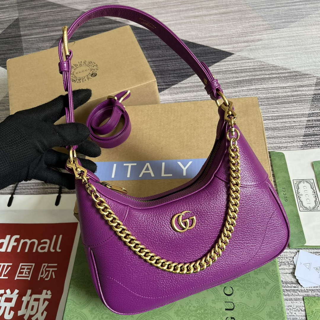 Gucci 731817 Aphrodite Small Shoulder Bag Purple