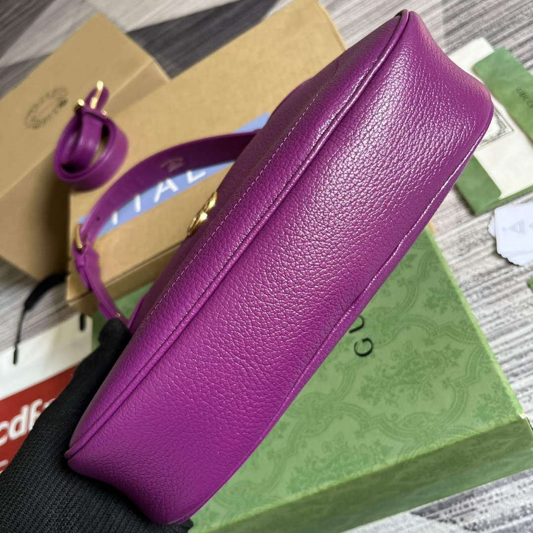 Gucci 731817 Aphrodite Small Shoulder Bag Purple - Default Title - View 4