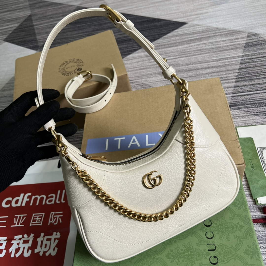 Gucci 731817 Aphrodite Small Shoulder Bag White - Default Title - View 4