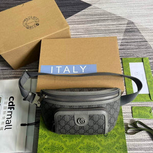 Gucci 733868 Ophidia Belt Bag Grey - Default Title - View 1