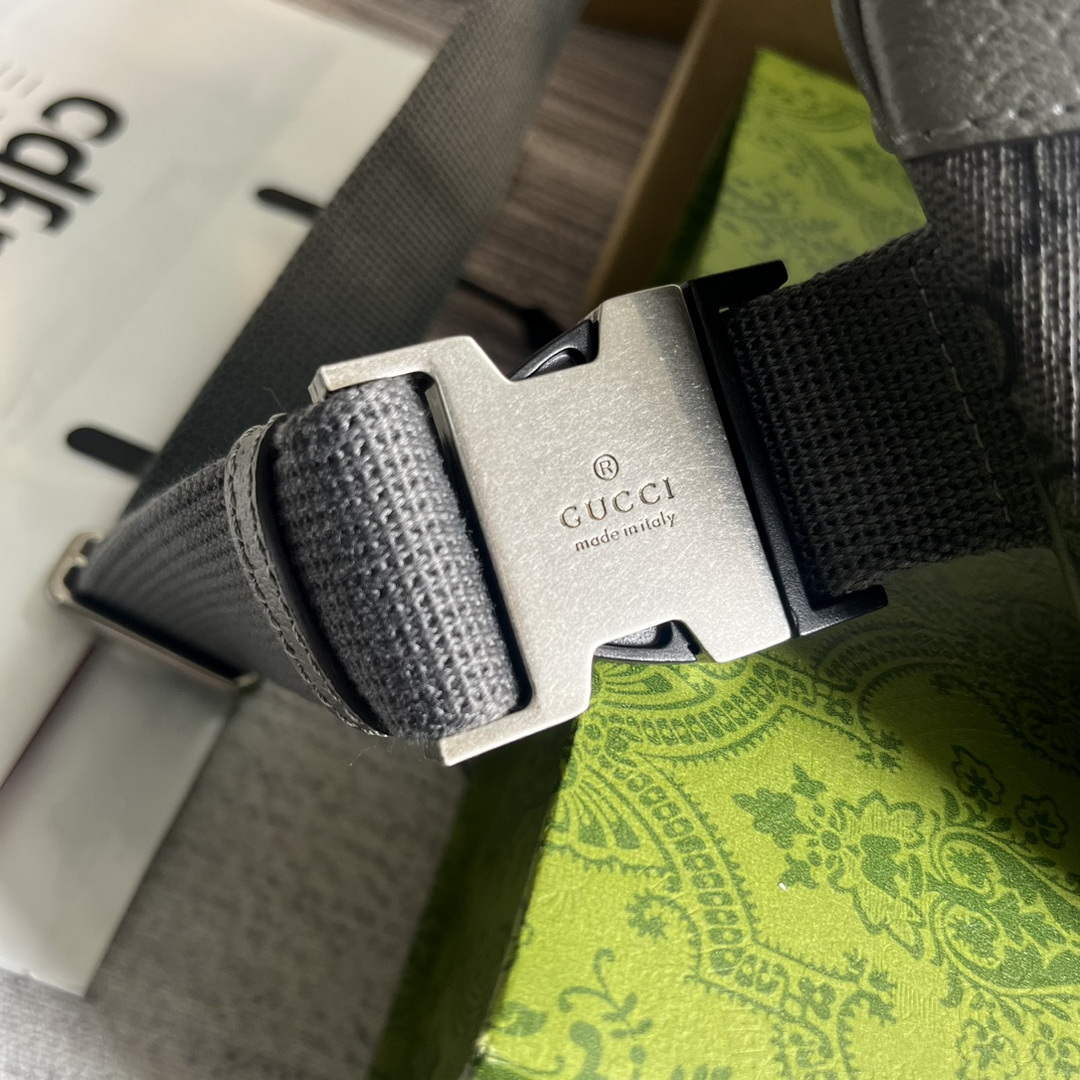 Gucci 733868 Ophidia Belt Bag Grey - Default Title - View 5