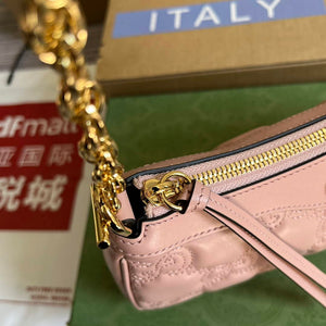 Gucci 735049 GG Matelass¨¦ Handbag Pink - Default Title - View 4