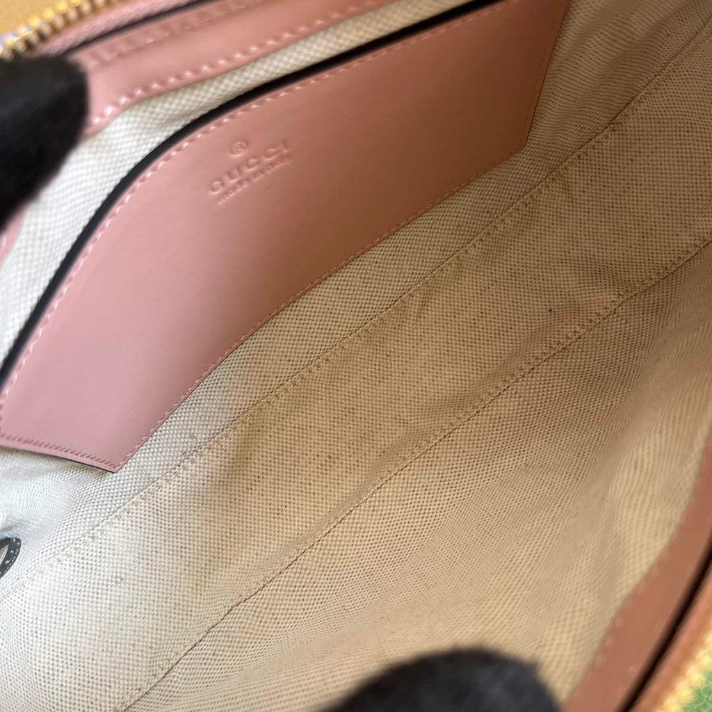 Gucci 735049 GG Matelass¨¦ Handbag Pink