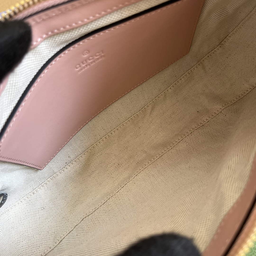 Gucci 735049 GG Matelass¨¦ Handbag Pink