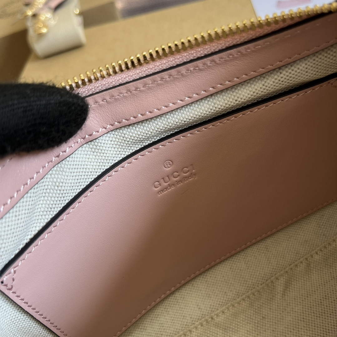 Gucci 735049 GG Matelass¨¦ Handbag Pink
