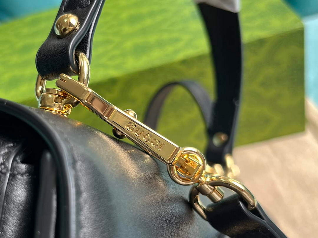 Gucci 735101 Gucci Blondie Top-handle Bag Black - Default Title - View 3