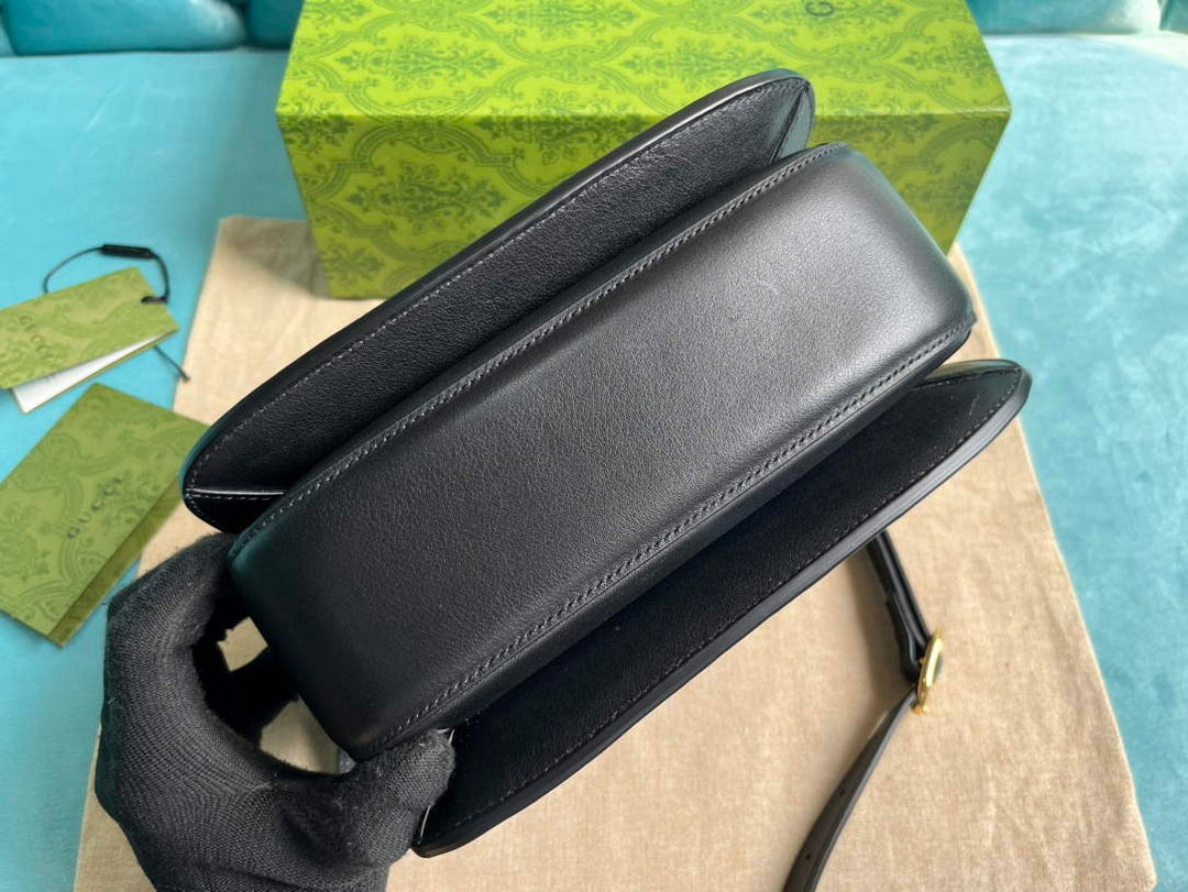 Gucci 735101 Gucci Blondie Top-handle Bag Black