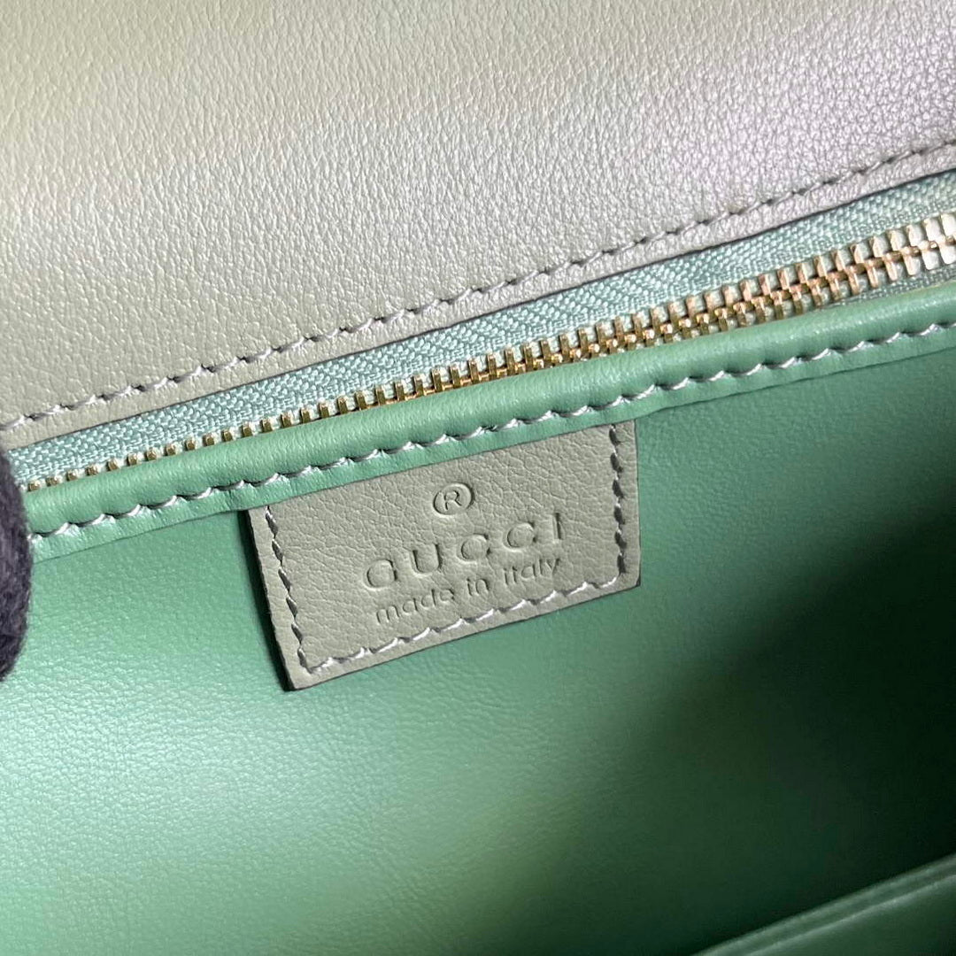 Gucci 735101 Gucci Blondie Top-handle Bag Light green - Default Title - View 9