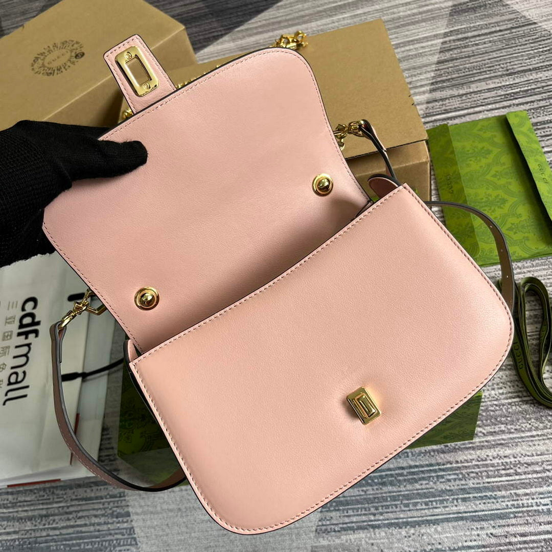 Gucci 735101 Gucci Blondie Top-handle Bag Light pink - Default Title - View 7