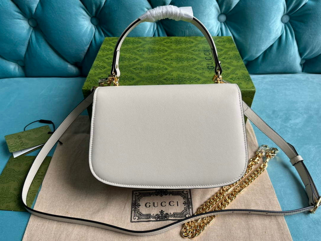 Gucci 735101 Gucci Blondie Top-handle Bag White - Default Title - View 2