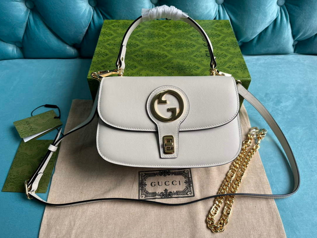 Gucci 735101 Gucci Blondie Top-handle Bag White - Default Title - View 1