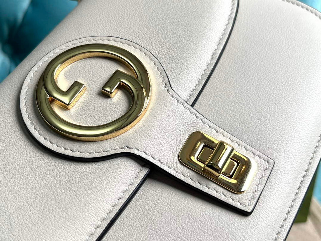 Gucci 735101 Gucci Blondie Top-handle Bag White