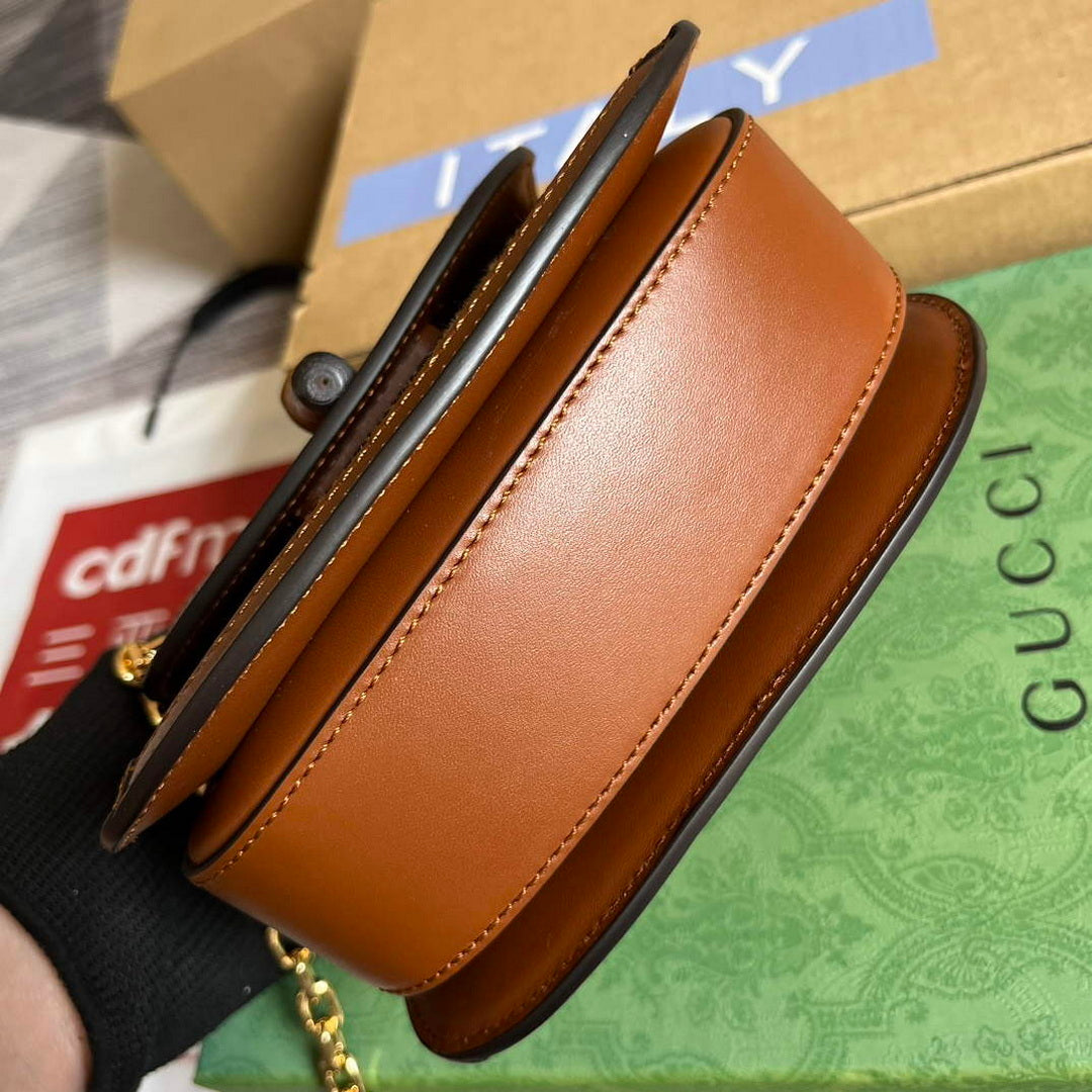 Gucci 735116 Gucci Bamboo 1947 mini top handle bag