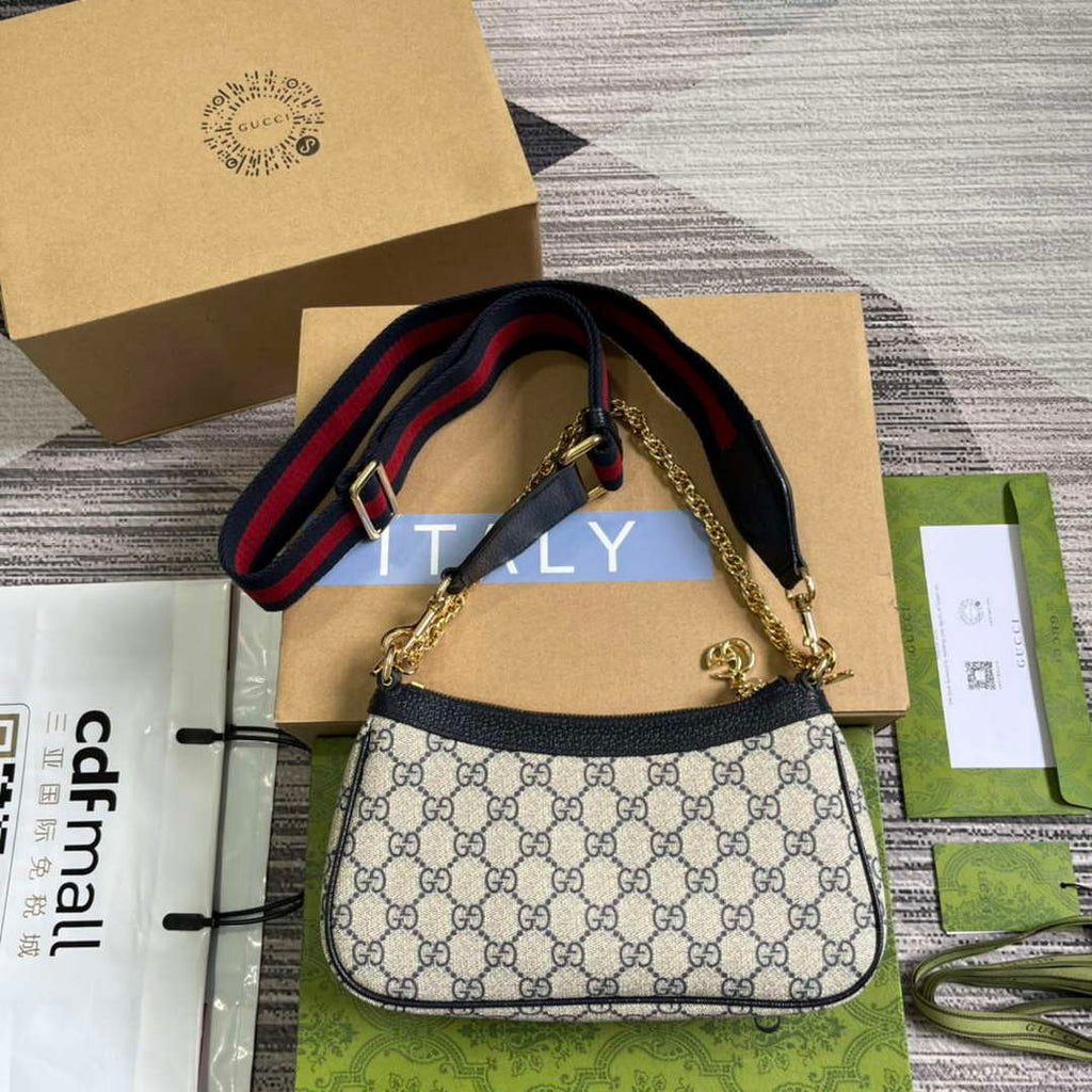Gucci 735132 Ophidia GG Small Handbag Blue