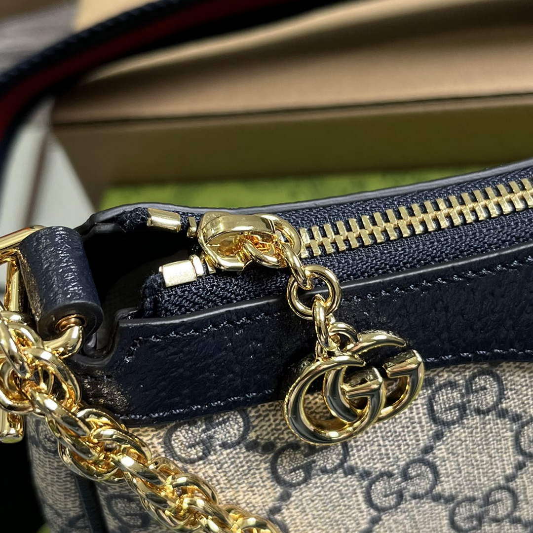 Gucci 735132 Ophidia GG Small Handbag Blue