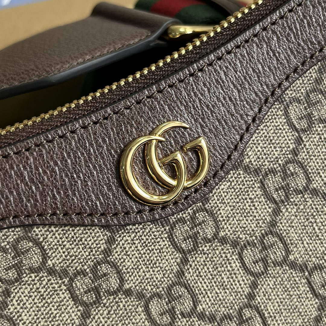 Gucci 735132 Ophidia GG Small Handbag Brown - Default Title - View 5