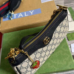 Gucci 735132 Ophidia small handbag Black - Default Title - View 7