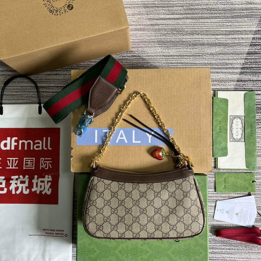 Gucci 735132 Ophidia small handbag Brown
