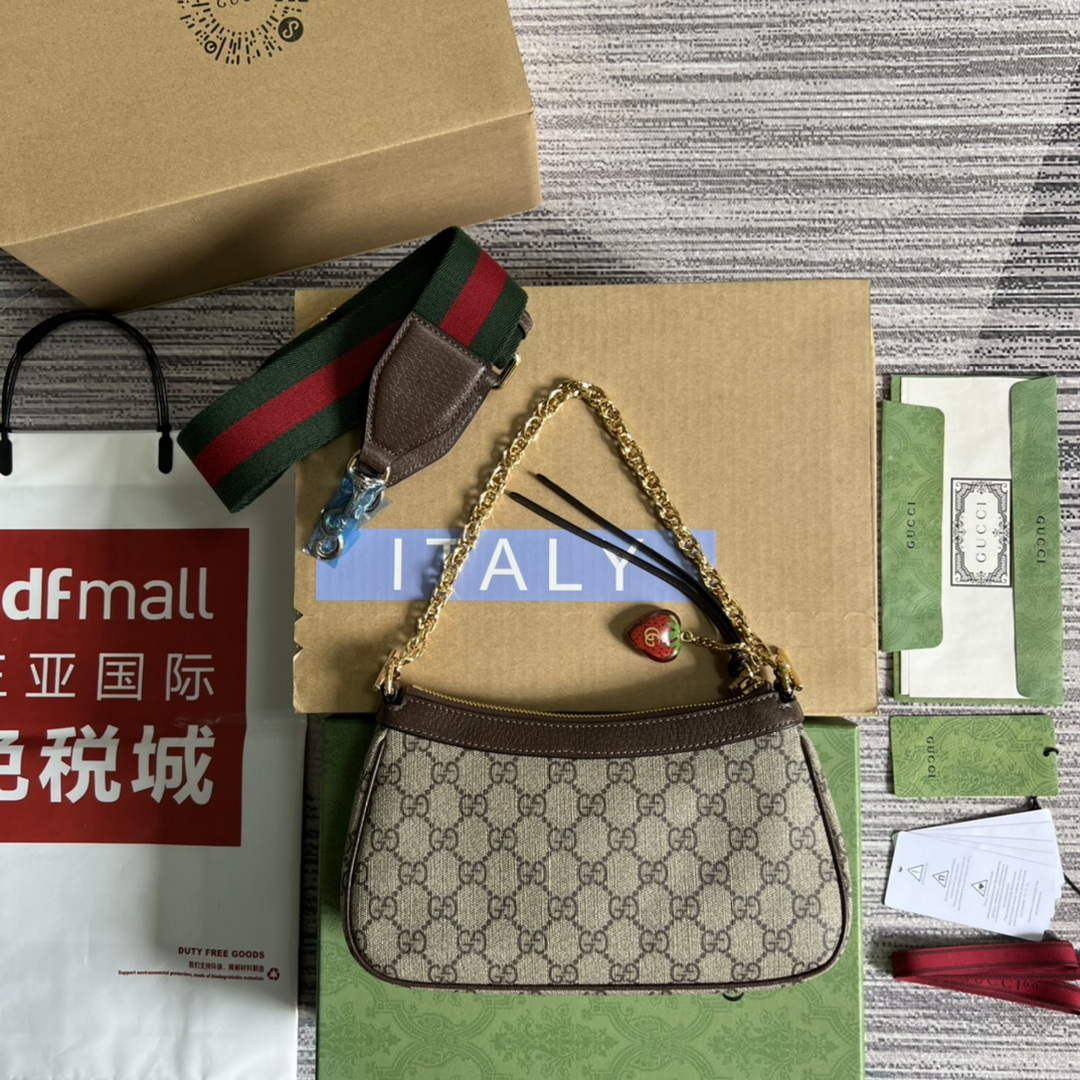 Gucci 735132 Ophidia small handbag Brown