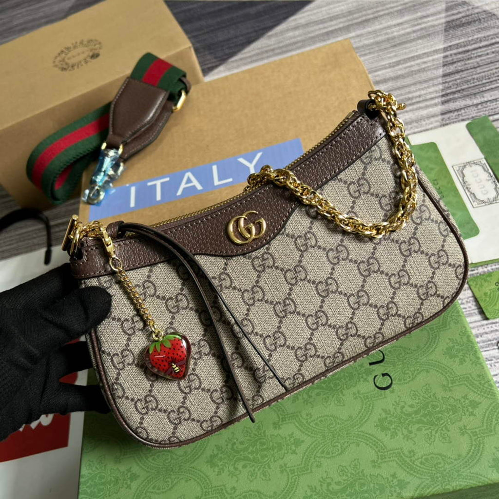 Gucci 735132 Ophidia small handbag Brown
