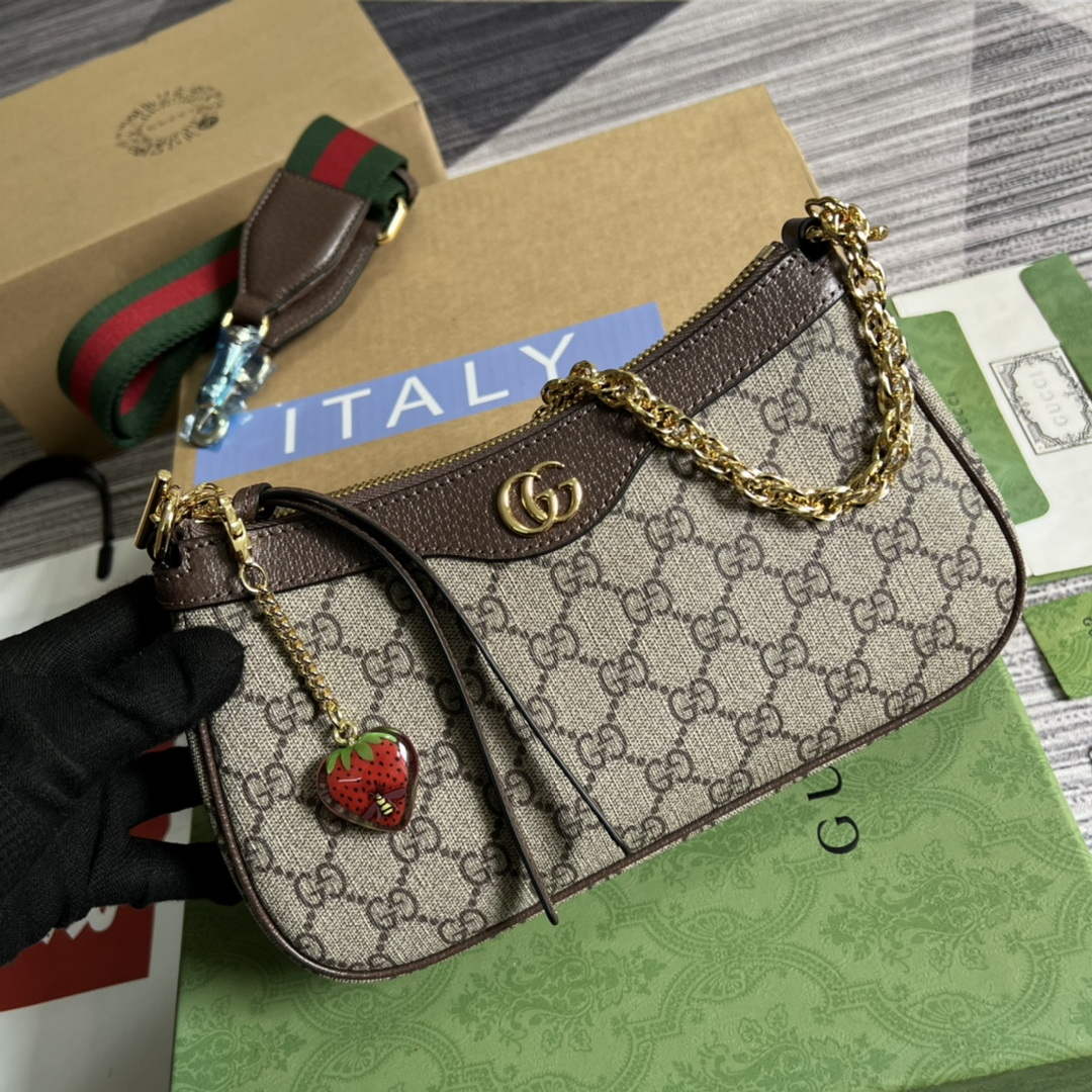 Gucci 735132 Ophidia small handbag Brown