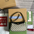Gucci 735145 GG Supreme Ophidia small handbag Black - Default Title - View 1