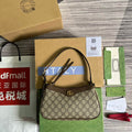 Gucci 735145 GG Supreme Ophidia small handbag Brown