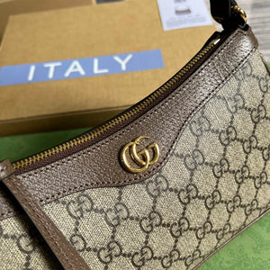 Gucci 735145 GG Supreme Ophidia small handbag Brown - Default Title - View 4