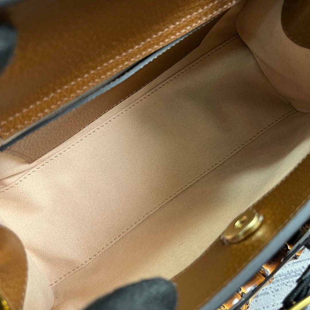 Gucci 735153 Gucci Diana Small Shoulder Bag Brown - Default Title - View 9