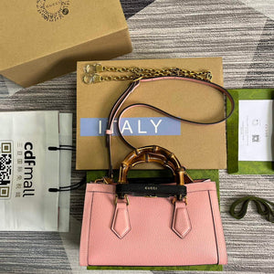 Gucci 735153 Gucci Diana Small Shoulder Bag Pink - Default Title - View 2