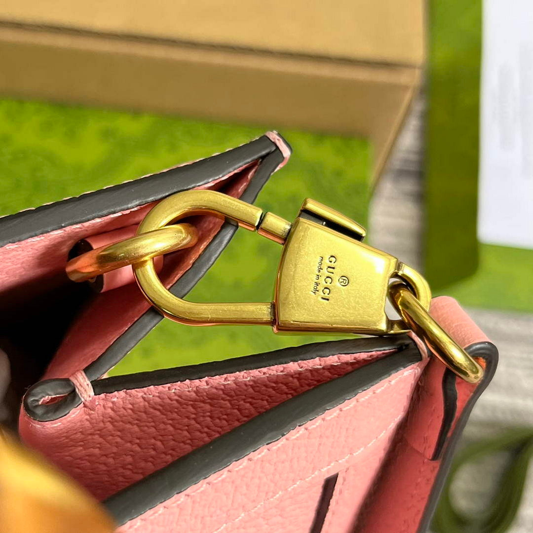 Gucci 735153 Gucci Diana Small Shoulder Bag Pink - Default Title - View 6