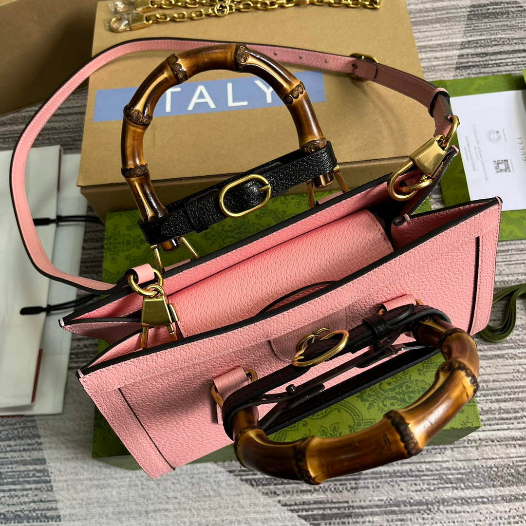 Gucci 735153 Gucci Diana Small Shoulder Bag Pink - Default Title - View 8