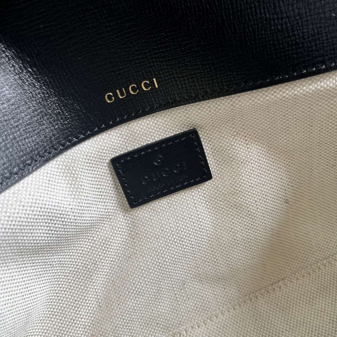 Gucci 735178 Gucci Horsebit 1955 small shoulder bag Black