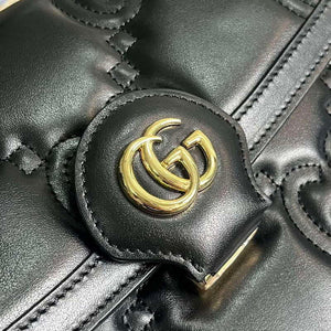 Gucci 736877 GG Matelass¨¦ Handbag Black - Default Title - View 5